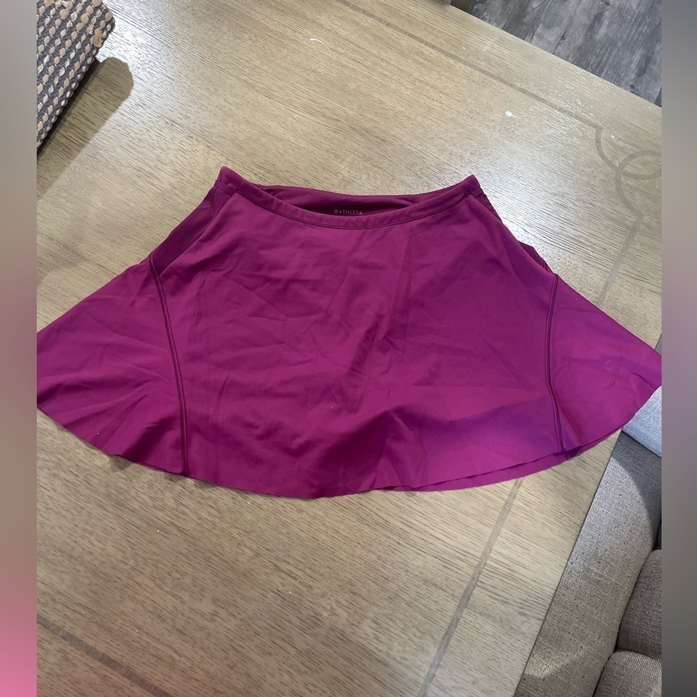 Athleta Momentum Skort Tennis Skirt Plum S